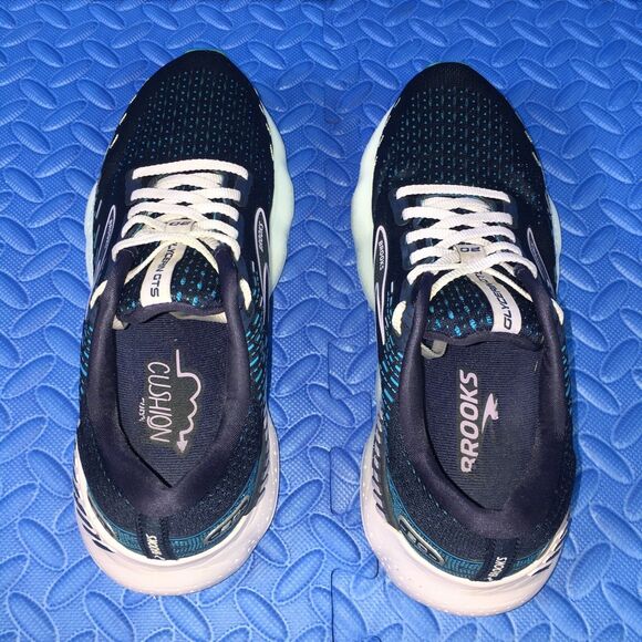 Brooks Glycerin GTS 20 Womens Running Shoes Blue Athletic Sneakers Size 9B - Picture 7 of 11